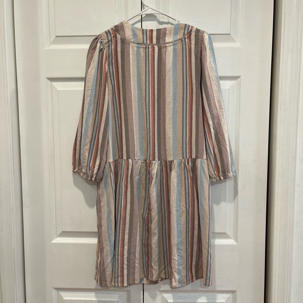 Knox Rose Striped Swing Dress M and L - Picture 7 of 9